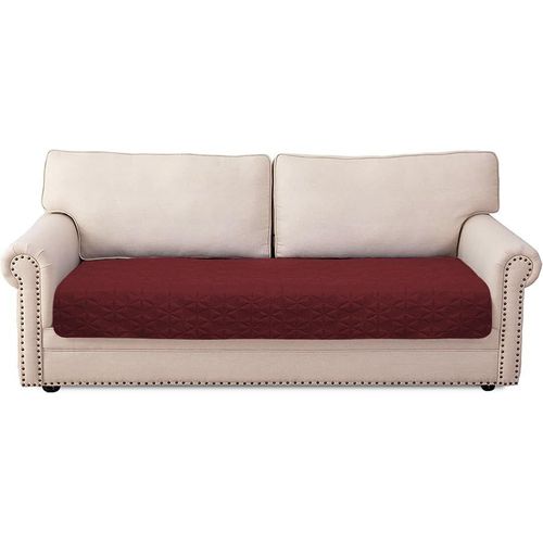 Tianyi-Housse De Canapé 100% Imperméable, Housse De Lit, Housse Pour Animaux De Compagnie, Canapé, Housse Pour Meubles De Canapé, Convient Aux Enfants, Chiens, Chats (Rouge Bordeaux, 76-180 Cm)
