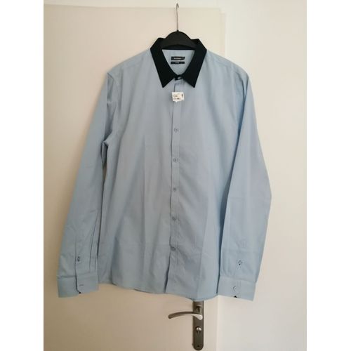 Chemise Manches Longues - Homme - In Extenso Fitted - Neuf - Taille 43/44