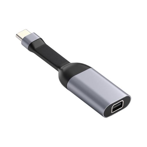 KAL-Câble Usb-C Type-C Source Vers Mini Dp Displayport 4K 60 Hz Sink Adaptateur Hdtv Câble Plat Ultra Fin 1080P Pour Ordinateur Portable, Tablette, Téléphone