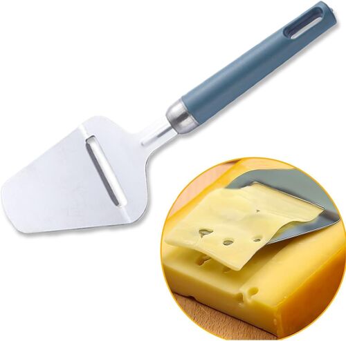 Senior-1 Spatule À Fromage En Acier Inoxydable, Coupe-Fromage Acier Inoxydable, Outils De Coupe-Fromage De Cuisine, Coupe-Fromage En Avion, Rasoir À Fromage Antiadhésif, Pour Fromage Semi-Du[L1650]