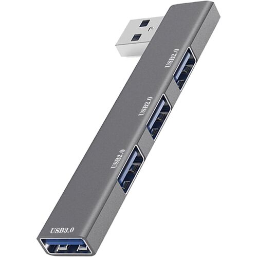 KAL-Hub Usb 3.0 À 4 Ports Avec Plusieurs Adaptateurs Usb Pour Ordinateur Portable, Macbook, Ordinateur De Bureau, Lecteur Flash, Imprimante, Clavier, Souris Casque Ps 4, Etc. (Droite)