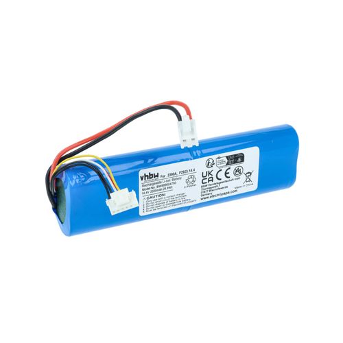 vhbw Batterie compatible avec Bissel 2278+, 2284+, 2387+, 2390+, 2390A, 3034+, 2390, 23903, 2275+ robot électroménager bleu (2000mAh, 14,4V, Li-ion)