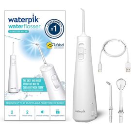 Chenquansarl-Wf-20 Pulse, Hydropulseur Sans Fil, Recommandé Par Lufsbd, Jet Dentaire Rechargeable, Elimine La Plaque, 2 Niveaux De Pression, 45 Secondes De Nettoyage, 2 Embouts Inclus, Waterproof, Bl
