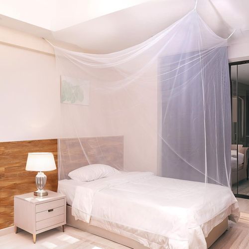 Chenquansarl-220x100x200 Cm Moustiquaire Pour Lits Simples | Écran De Protection Anti-Insectes | Kit De Suspension Complet, Filet Rectangulaire Qui Vous Protège Et Repousse Les Insectes
