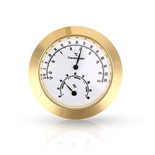 Thermomètre Hygromètre Guitare Thermomètre Numérique Hygromètre Pour Violon Guitare Étui Instrument De Soins(Or) Thermometer Nettoyage, Réparation, Thermometer Nettoyage