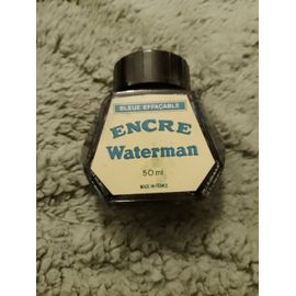 Flacon D Encre Bleue Effaçable Waterman 50 Ml.