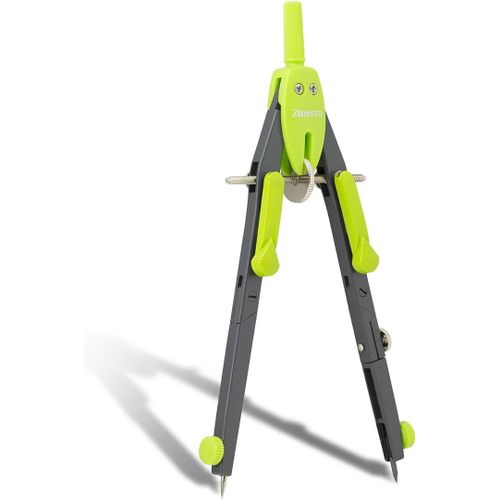 Kaxdl-Bts Ar552742-20 Bts Compas À Réglage Rapide (Cercles Jusqu'à 340 Mm De Diamètre,2 Joints,Recharges Et Aiguille De Rechange) Vert Fluo