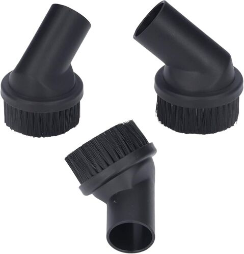 3 Pièces Brosse Aspirateur, 35mm/1.38in Diamètre Intérieur, Brosse à Poussière Ronde Brosse à Poussière Aspirateur Universel pour Nettoyer Les Lacunes du Canapé