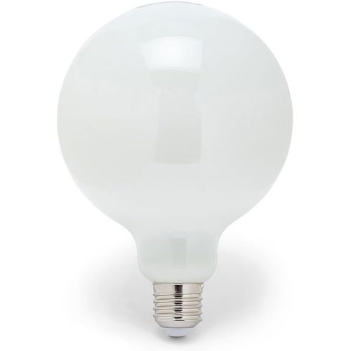 Ampoule Led À Filament Opale, Globe G125, 22 W/3650 Lm, Culot E27, 3 000 K, Blanc