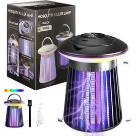 KALANKA-Lampe Anti Moustique Interieur,Interieur et Appareil Anti Moustique Exterieur,Produit Anti Moustique de Fonction de Veilleuse Supplémentaire,Lampe UV Anti Moustique pour Chambres,Chambres D`E