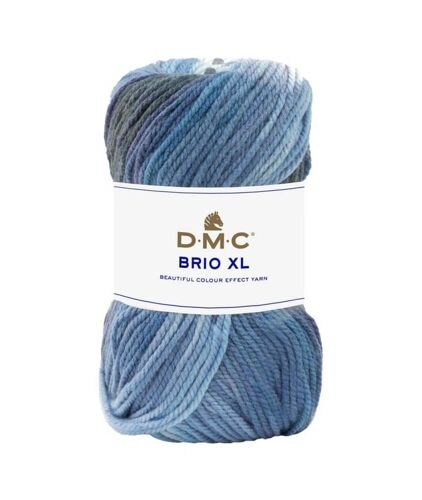 Pelote De Laine Brio Xl - 100g - Dmc : Laine Épaisse Multicolore Pour L'hiver 402 Bleu