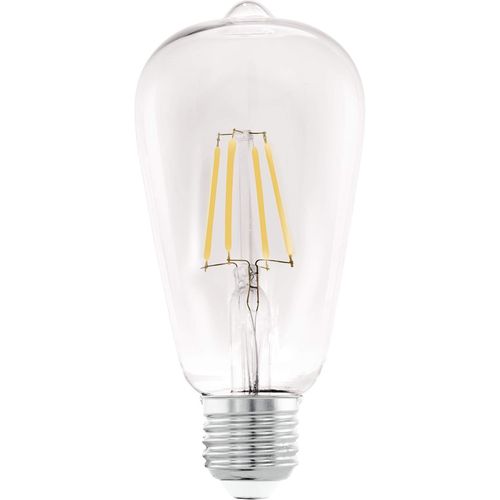 Yemaesre-Ampoule Led E27, Lampe Classique En Forme De Piston, Éclairage Rétro, 7 Watts (Correspond À 60 Watts), 806 Lumens, Blanc Chaud, 2700 Kelvin, Ampoule St64, Ø 6,4 Cm
