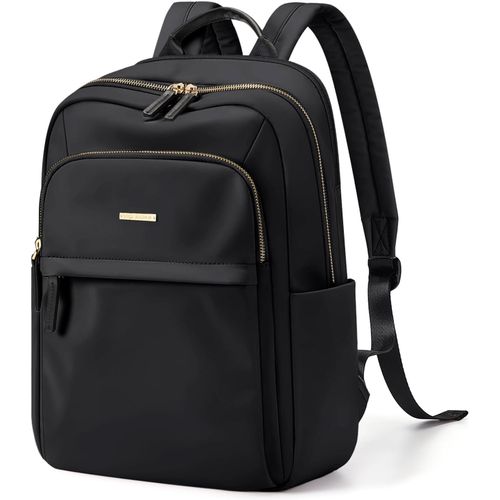 KALANKA-Sac a Dos Femme, Sac a Dos Antivol, Sac à Dos Ordinateur Femme 14 Pouces Portable Avec PC Compartiment pour Collège Voyage Loisir Travail, Noir