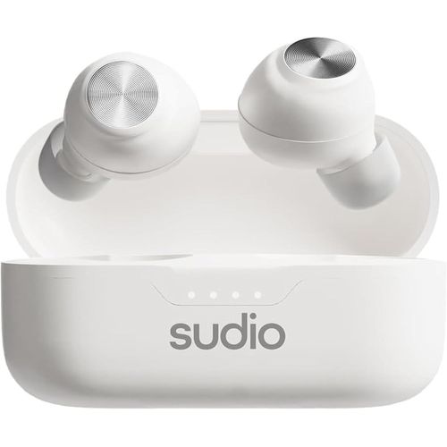 YEMAESRE-T3 Blanche Neige - Ecouteurs Intra-Auriculaires. Jusqu'À 6 Heures D'Autonomie De Lecture (25 Heures Total), Design Ajusté Et Confortable, Microphones Intégrés, Boutons Tactiles, Bluetooth 5.