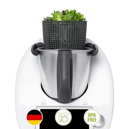 Essoreuse À Salade - Thermomix - Tm5, Tm6 - Plastique Sans Bpa - 400 G Par Cycle - Lave-Vaisselle Compatible
