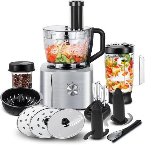 Robot Cuisine Multifonctions - SNDOAS - YYFP405SL - 1100 W - Bol 3,2 L - Hachoir Multifonction
