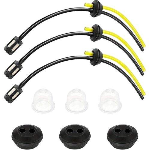 KAL-Einhell Lot De 9 Tuyaux À Essence Universels Pour Tondeuse À Gazon, Kit De Filtre À Essence, Joint De Tuyau De Carburant, Kit D'Accessoires Pour Débroussailleuse, Taille-Haie, Pièces De Rechange