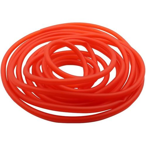 KAL-5 Pcs Tuyau De Carburant Débroussailleuse, Conduite En Plastique Pour Tronçonneuses, Petits Moteurs, Tondeuse À Gazon (Rouge)