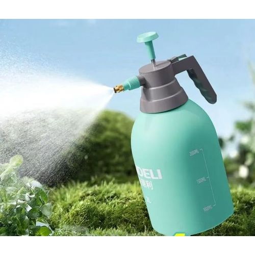 Pulvérisateur de jardin à pression d'air - Spray de nettoyage et de désinfection pour arroser les fleurs - 2 L [Buse en cuivre]