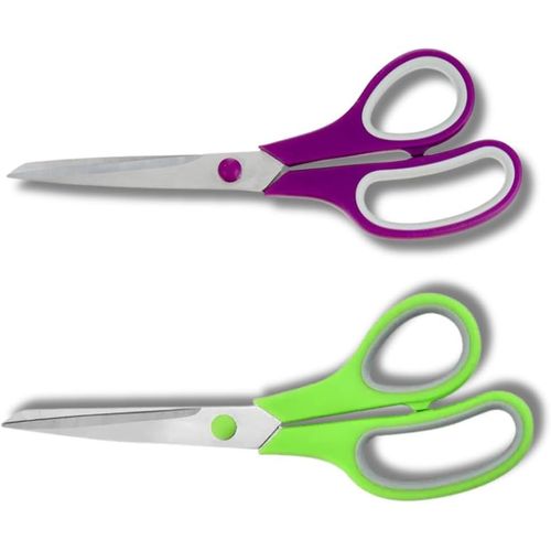 Teppd-Ciseaux De Cuisine - Ciseaux De Cuisine Multiusage - Ciseaux Très Coupant En Acier Inoxydable, Ciseaux Cuisine Avec Poignées Souples Pour Couper, Lot De 2