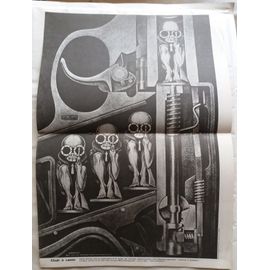 H. R. Giger - Birth Machine - Gebarmaschine Courrier Unesco 1970
