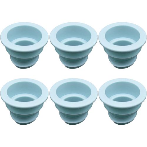meimie-Lot De 6 Joints De Tuyau De Vidange En Silicone Pour Toilettes,Joint D'Étanchéité En Silicone Pour Cuisine,Machine À Laver,Connecteur De Tuyau Multifonction Pour Salle De Bain,Cuisine,Buanderie