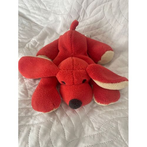 Doudou peluche chien groseille mem création rouge dog hund hond 