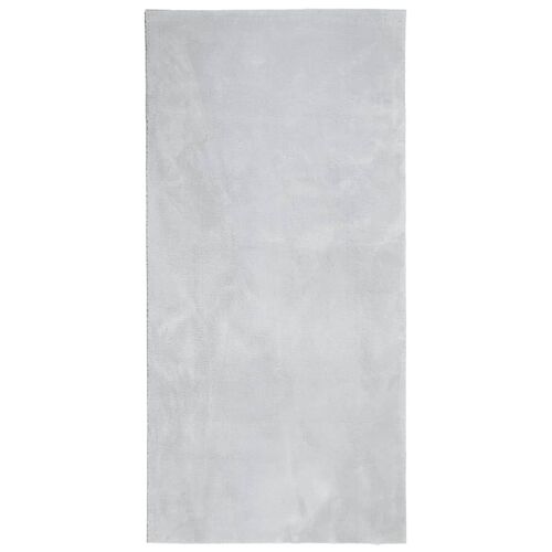 Vidaxl Tapis Huarte À Poils Courts Doux Et Lavable Gris 100x200 Cm