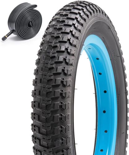 Subzonal-12 1/2x2 1/4 Pneu De Vélo 12.5x2.25 57-203 Bicyclette Pneus Et 12/12.5 Pouces Chambres À Air 32mm Valve Schrader, Convient 12.5x2.2/2.25 Enfants/Montagne/Gravier/Scooter/Route Pneus Vélo(1-P
