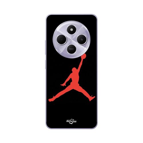 Coque Xiaomi Redmi 14c Jordan Logo 23 Nike Basketball Couleur Rouge