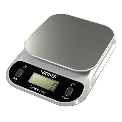 Balance De Cuisine Vocale,Pour Les Aveugles Et Les Personnes Agées,Parle 5 Langues,Répétition Du Poids,Volume Réglable,Capacité 10 Kg/22lb,Piles Incluses