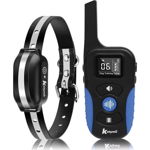 Collier De Dressage Chien Étanche Et Rechargeable ¿ Télécommande Avec Modes Vibration, Son Et Lumière ¿ Portée Longue, Autonomie 45 Jours ¿ Pour Promenades Et Dressage Sûr Et Efficace