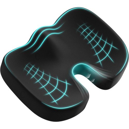Coussin Coccyx Coussin De Siège En Mousse À Mémoire Coussin Ergonomique Pour Bureau Voiture Fauteuil Roulant