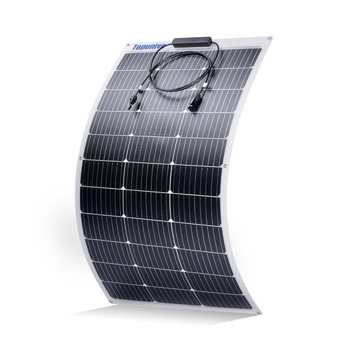 Yemaesre-Panneau Solaire Flexible Monocristallin 100 W 12 V Pour Batteries, Caravane, Camping-Car, Bateau, Yacht, Marine