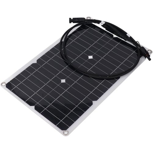 Yemaesre-Panneau Solaire Flexible 20 W 18 V Monocristallin, Chargeur Hors Réseau, Panneau De Solaire Haute Efficacité Avec Support De Contrôleur 300 W, Clip De Batterie 18 V Pour