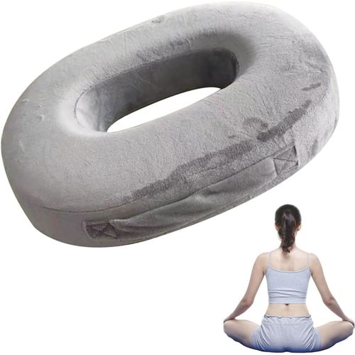 Yemaesre-Coussin De Siège Orthopédique Coussin Rond En Mousse À Mémoire De Forme Pour Le Coccyx, Coussin Ergonomique Pour Le Coccyx, Coussin De Cha De Bureau Pour Le Coccyx Et Les Hémorroïdes Pour