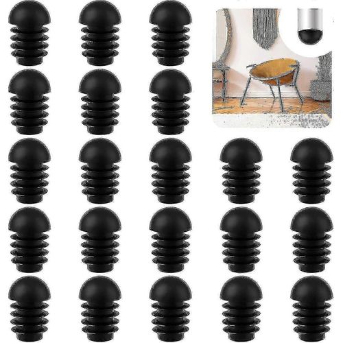 Lot De 50 Embouts Ronds Pour Pieds De Chaise, Protections Pour Pieds De Chaise, Compatibles Avec Les Meubles (19 Mm)