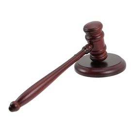 Marteau de juge en bois pour commissaires-priseurs, avocat, tribunal, manche en éventail