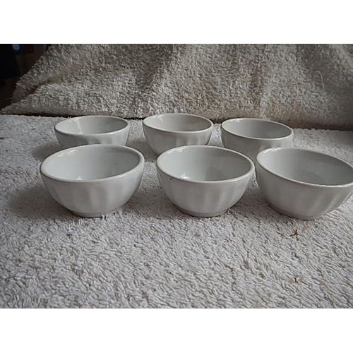 6 Mises En Bouches Union Pacific Tableware Blanches