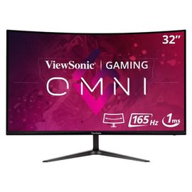 ViewSonic VX3218-PC-MHD - Gaming - écran LED - jeux - incurvé - 32" - 1920 x 1080 Full HD (1080p) @ 165 Hz - VA - 300 cd/m² - 4000:1 - 1 ms - 2xHDMI, DisplayPort - haut-parleurs