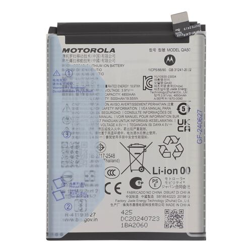 Batterie Interne Pour Motorola Moto G55 5000mah Modèle Qa50 Original Motorola Noir