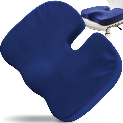 Coussin Orthopédique Confortable Pour Chaise De Bureau,Coussin Avec Coussin De Chaise En Mousse À Mémoire De Forme Pour Soulager Le Coccyx,Augmente Le Confort D'assise