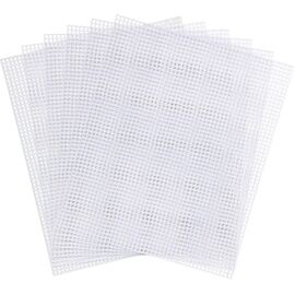 Feuilles De Toile Plastique Transparente - 20 Pièces Pour Broderie, Crochet, DIY - Taille 138x138 Mm