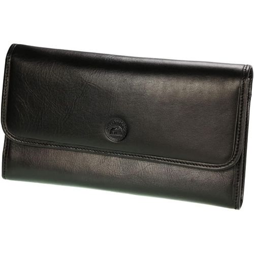 - Portefeuille En Cuir - Grand Portefeuille Porte Chéquier Femme Pack Cadeau Avec Porte Clés - Noir, Cuir