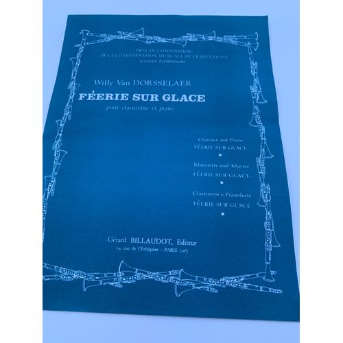 Féerie Sur Glace, Pour Clarinette Et Piano