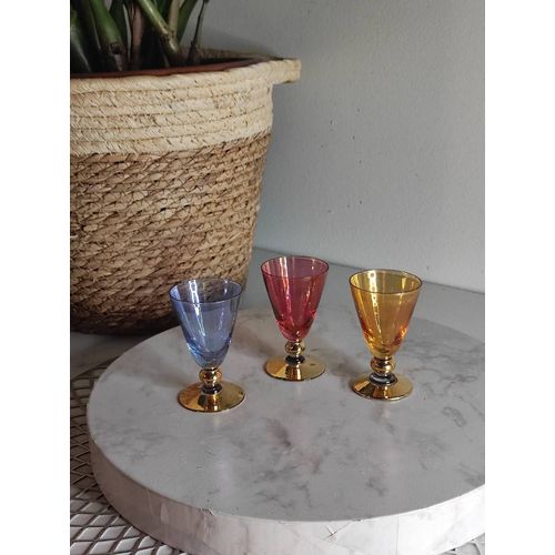 Verres Arlequin Cristal Soufflé