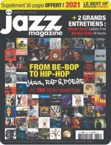 Jazz Magazine N°744 Décembre 2021-Janvier 2022 From Be-Bop To Hip-Hop