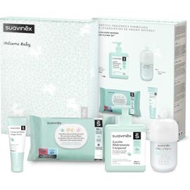 Yemaesre-Panier Cosmétique Pour Nouveau-Né Avec Crème De Change 75 Ml, Lotion Hydratante Pour Le Corps 500 Ml, Parfum Baby Cologne 100 Ml Et Lingettes 72 Unités 
