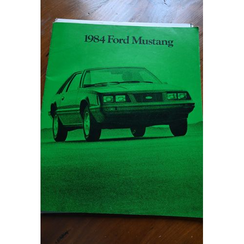 Ford Mustang Doc 1984 Usa