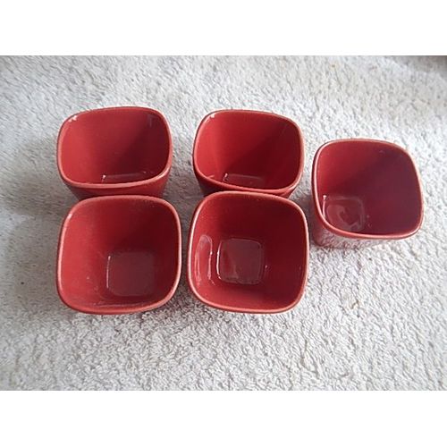 5 Mini-Ramequins Bordeaux Union Pacific Tableware